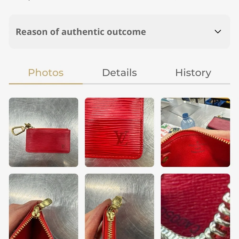 Authentic Louis Vuitton Red Epi Key Cles - Picture 13 of 14